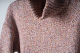 ICHI Multi Color Turtle Neck Sweater